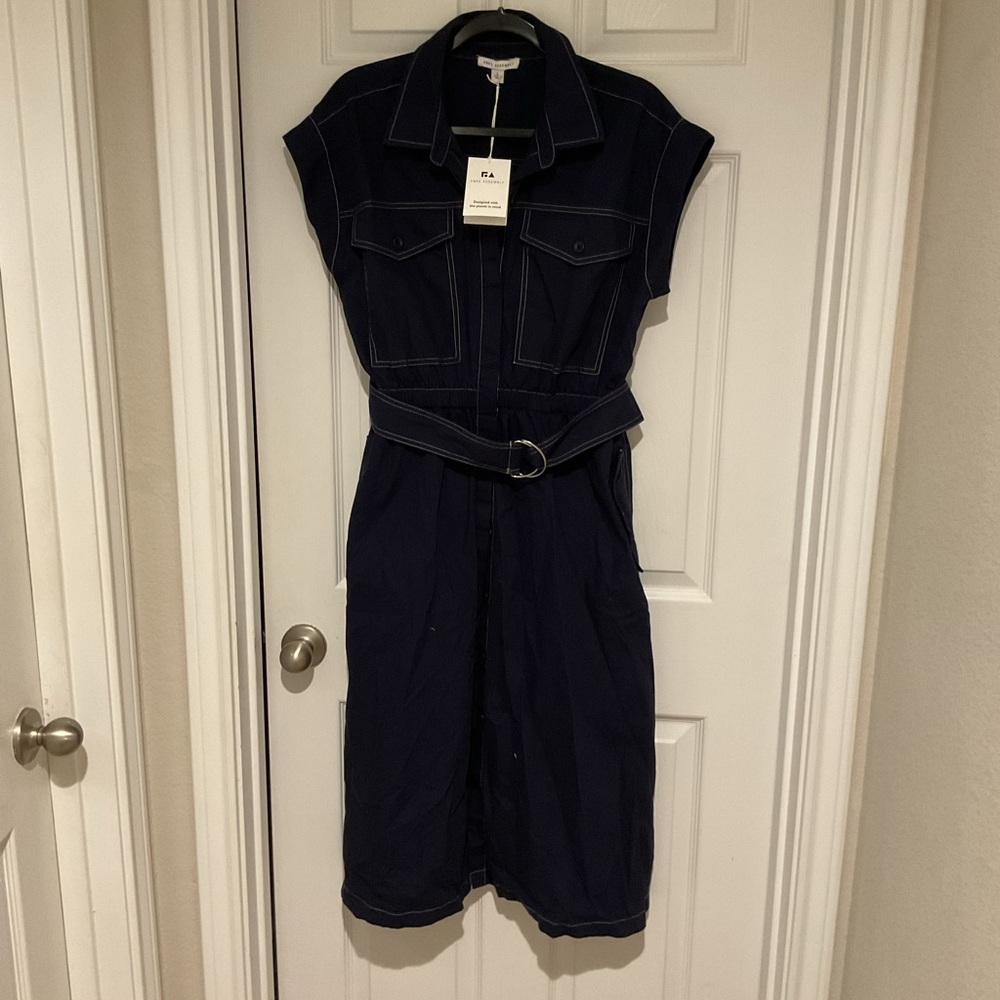 Brand New Navy Blue Scoop Dress